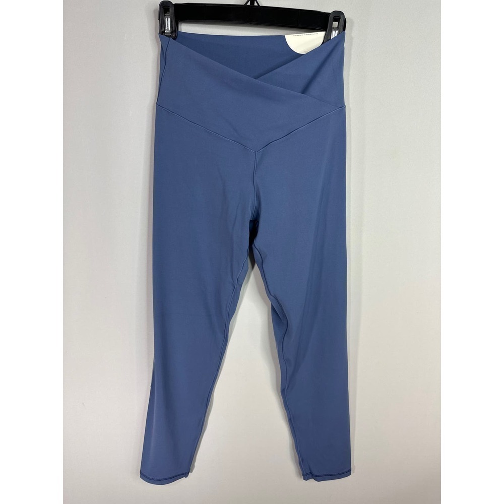 Offline By Aerie Real Me 7/8 Crossover waist Legging Blue Large NWT